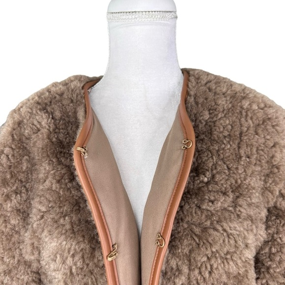 J. Crew Tan Teddy Jacket NWOT - Picture 4 of 16